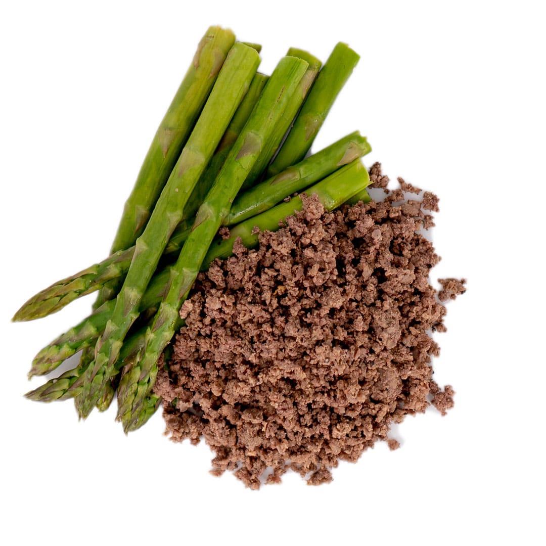 Ground Bison & Asparagus