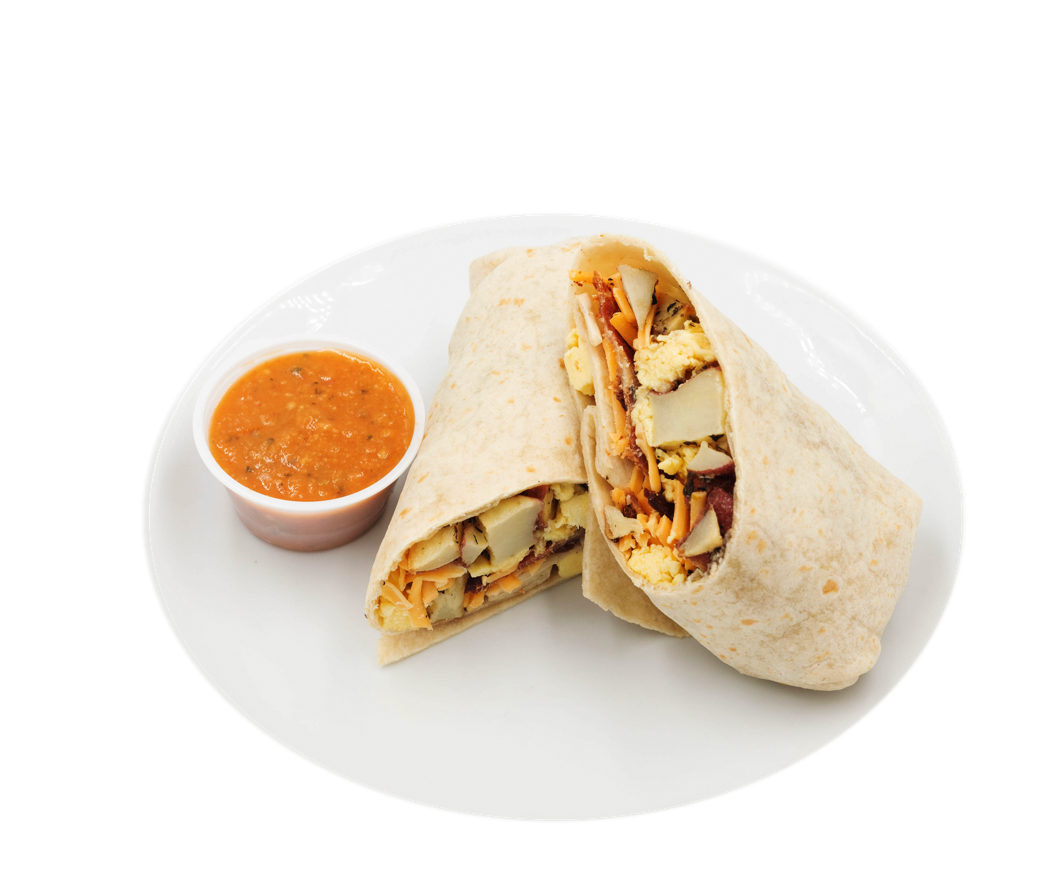 Bacon and Egg Breakfast Burrito