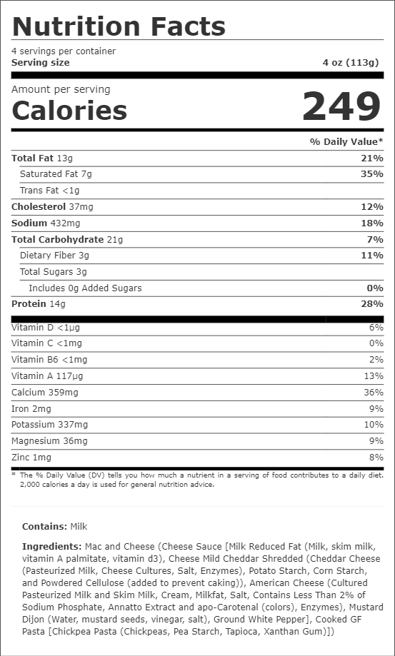 High Protein Mac &amp; Cheese