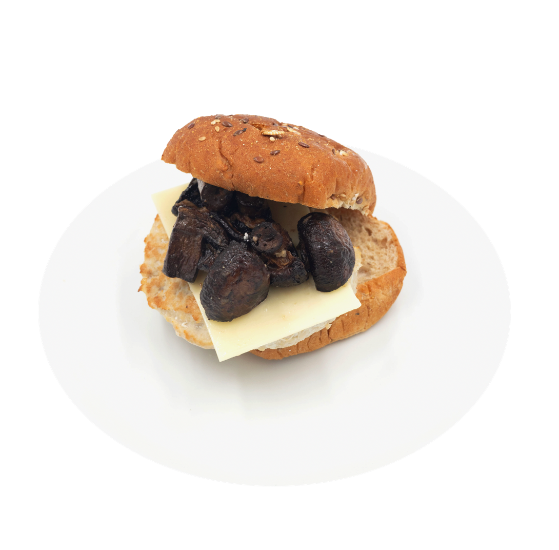 Turkey Mushroom Swiss Burger