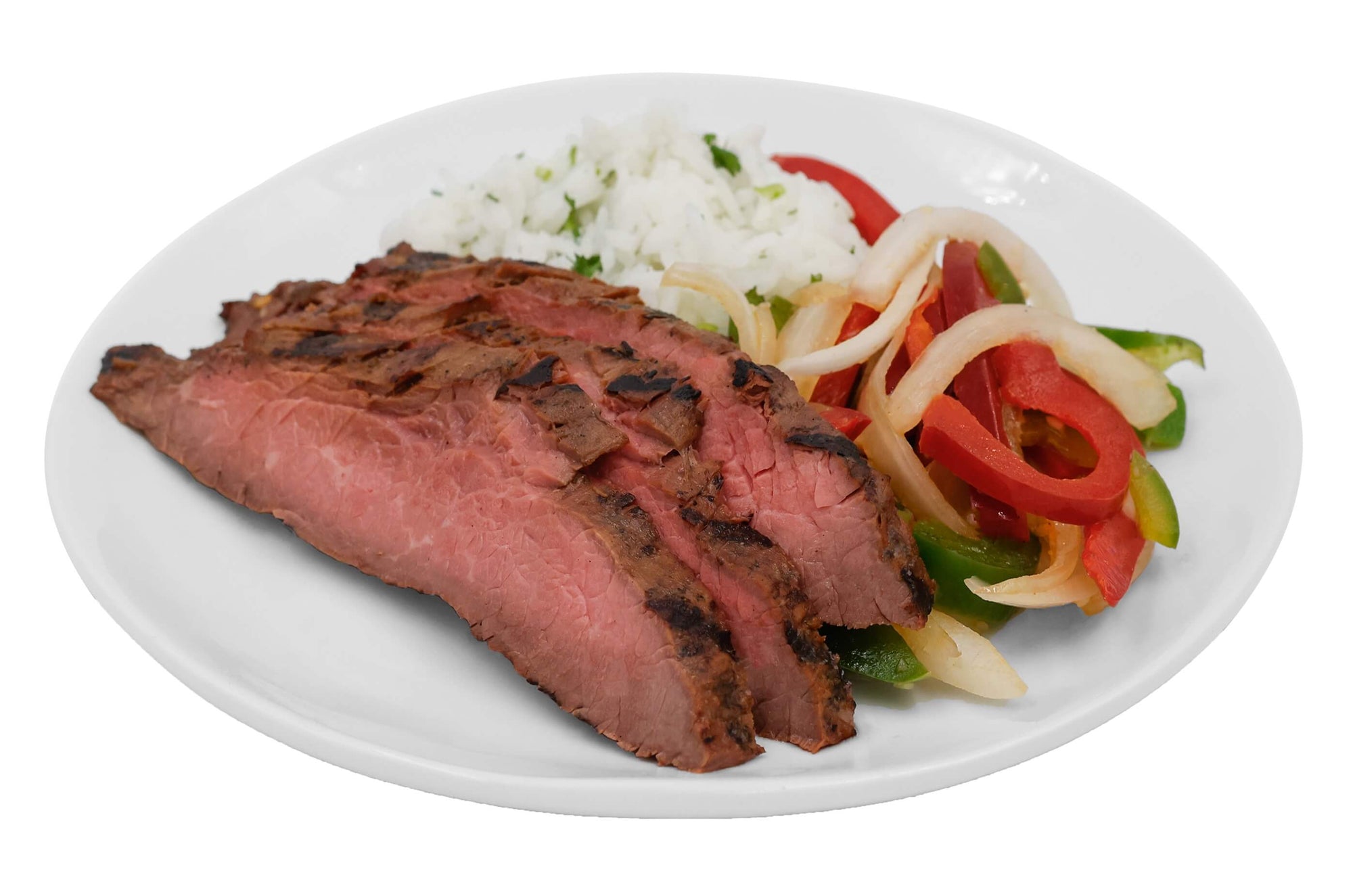 #29 Flank Steak, Jasmine Rice & Fajita Mix Image 1 Prep Kitchen